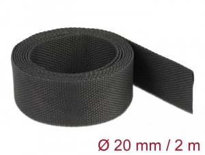 Delock hőre zsugorodó cső 2m x 20mm fekete (20794)