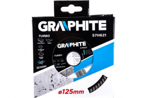 Graphite 57H621 gyémánt vágókorong 125 mm vékony