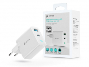 Devia GaN 65W USB Type-C hálózati töltő adapter fehér (ST362743)