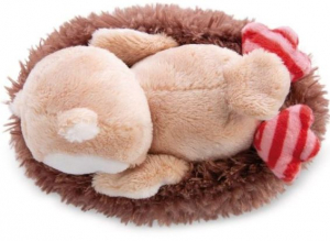 Nici: Alvó Owluna bagoly plüssfigura fészekben 12 cm (47874)