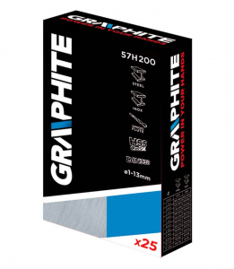 Graphite 57H200 HSS csigafúró készlet 1.0 - 13.0mm, 25 részes