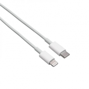 Akyga USB type C - Lightning kábel 20W, 1m fehér (AK-USB-35)