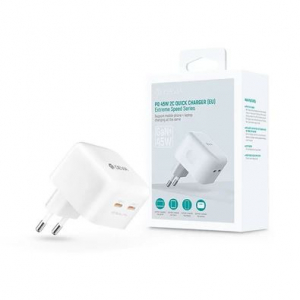 Devia ST366109 GaN 45W 2xUSB-C hálózati töltő adapter