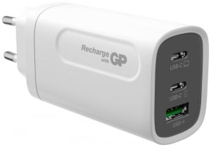 GP 2xUSB-C + 1xUSB-A hálózati utazó adapter (150GPACEGM3A000)