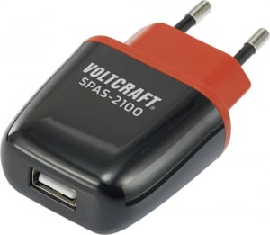 VOLTCRAFT 1xUSB-A hálózati adapter feket (VC-11413285)