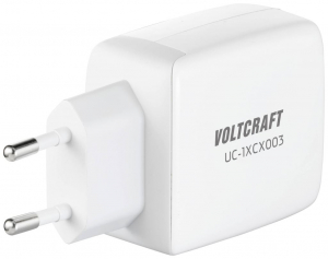 VOLTCRAFT 1xUSB-C hálózati adapter fehér (VC-13064615)