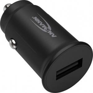 Ansmann 1xUSB-A autós töltő fekete (1000-0031)