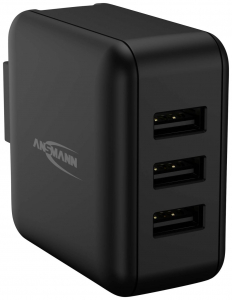 Ansmann 3xUSB-A hálózati adapter fekete (1001-0139)