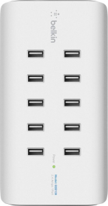 Belkin USB-s töltőállomás aljzat fehér-fekete (B2B139vf)