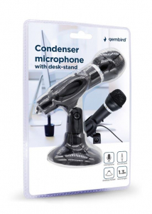 Gembird asztali talpas mikrofon fekete (MIC-D-04)