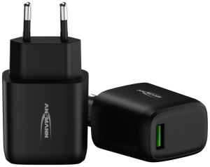 Ansmann 1xUSB-A hálózati adapter fekete (1001-0099)