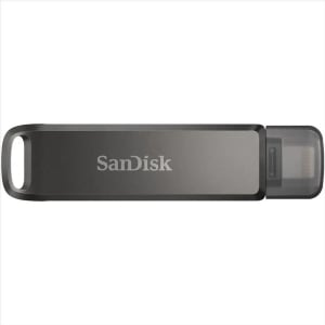 Pen Drive 256GB Type-C / Lightning SanDisk iXpand Flash Drive Luxe fekete (SDIX70N-256G-GN6NE / 186554)