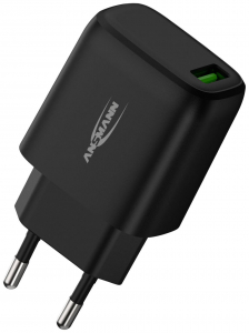 Ansmann 1xUSB-A hálózati adapter fekete (1001-0099)