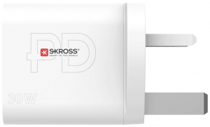 Skross USB-C úti adapter UK fehér (SKCH000530WPDUKCN)