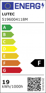 Lutec Pollux LED-es fali lámpa mozgásjelzővel 18.8W Antracit (5196004118)