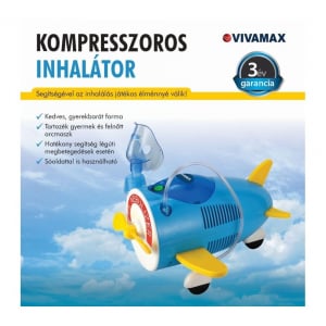 Vivamax V27 Kompresszoros inhalátor "repülő" (GYV27)