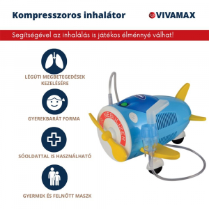 Vivamax V27 Kompresszoros inhalátor "repülő" (GYV27)