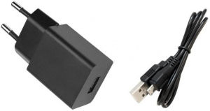 HN Power USB-A hálózati adapter fekete (HNP07-USBV2-SET1)