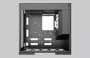 Geometric Future Model 8 CowBoy táp nélküli ablakos ház csiszolt alumínium, bőr dekorációval (1AM8CBBK00AA1)