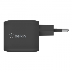 Belkin BoostCharge Pro 2xUSB-C hálózati töltő 45W fekete (WCH011vfBK)