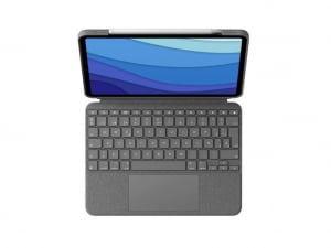 Logitech Combo Touch UK English (Qwerty) iPad Pro 12.9-inch (5th & 6th gen) billentyűzettok Oxfordi szürke (920-010214)