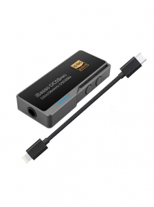 iBasso DC03 Pro USB-C fejhallgató erősítő szürke + Lightning kábel