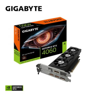 Gigabyte GeForce RTX 4060 8GB OC Low Profile 8G videokártya (GV-N4060OC-8GL)