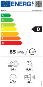 Bosch SMS4HMI06E szabadonálló mosogatógép