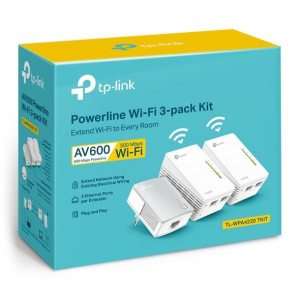 TP-Link TL-WPA4220 TKIT AV600 Powerline Wi-Fi 3-Pack Kit