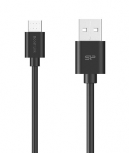 Silicon Power Boost Link LK10AB USB A -> microUSB adatk&aacute;bel 1m fekete (SP1M0ASYLK10AB1K)
