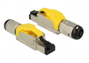 Delock RJ45 dugaszol&oacute; szerelv&eacute;ny Cat.6A f&eacute;m (86287)