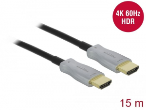 Delock Aktív optikai kábel HDMI, 4K, 60 Hz 15m, (85012)