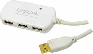 LogiLink UA0108 4 portos USB HUB fehér