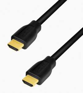 Logilink HDMI-kábel, A/M-A/M, 4K/60 Hz, CCS, fekete, 3 m (CH0102)