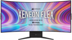 45" Corsair Xeneon 45WQHD240 ívelt OLED monitor fekete (CM-9030001-PE)
