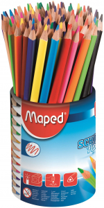 Maped "Color`Peps" színes ceruza készlet és ceruzatartó 12 különböző szín (832000)