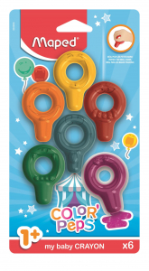 Maped "Color`Peps Baby" zsírkréta 6 db (863806)