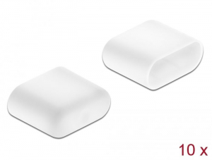 Delock USB-C porvédő 10 db fehér (64096)