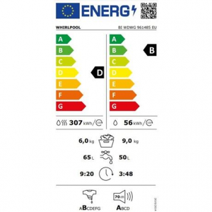 Whirlpool BI WDWG 961485 EU mosó-szárítógép fehér