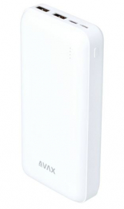 AVAX PB201W LIGHTY Type-C Powerbank 20.000mAh fehér (5999574480200)