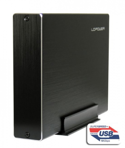 LC Power Külső 3,5" merevlemez ház fekete (LC-35U3-BECRUX-C1)