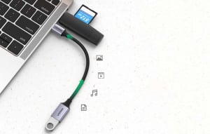 UGREEN US378 USB-C OTG adapter szürke (70889B)