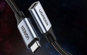 UGREEN US372 USB-C 3.1 Gen2 hosszabbító kábel 4K 100W 1m fekete (30205B)