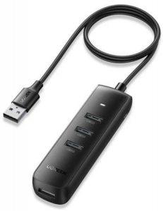 UGREEN CM416 4 az 1-ben USB x4, USB adapter 1m fekete (80657B)