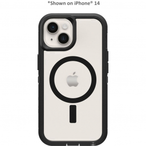 OtterBox Defender Series XT iPhone 15 Plus tok átlátszó-fekete (77-93290)