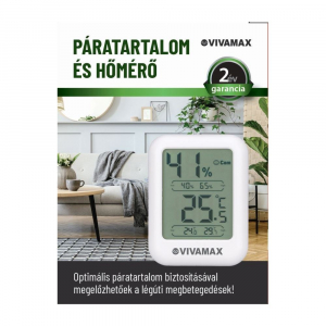 Vivamax Páratartalom és hőmérő (GYVPM4)