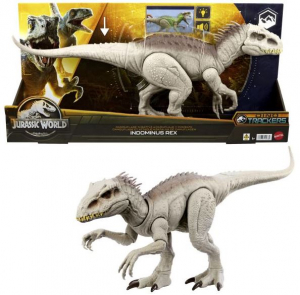 Mattel Jurassic World Idominus Rex figura fénnyel és hanggal (HNT63)