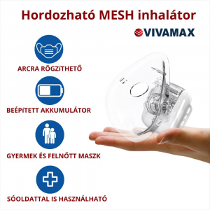 Vivamax AirMask hordozható Mesh inhalátor (GYV29)