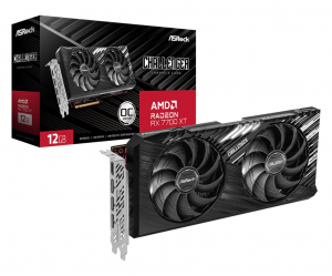 ASRock Radeon RX 7700 XT Challenger 12GB OC videokártya (RX7700XT CL 12GO)