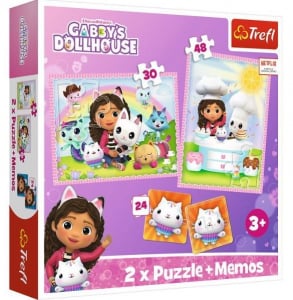 Trefl Gabi babaháza puzzle és memória játék (93382)